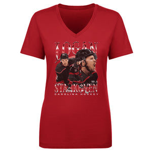 Logan Stankoven Women's V-Neck T-Shirt | 500 LEVEL